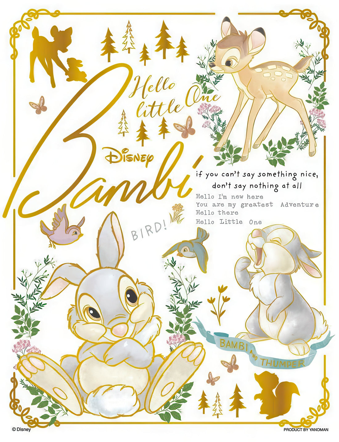 yanoman-42-109-colorful-gold---bambi-300-pieces-jigsaw-puzzle