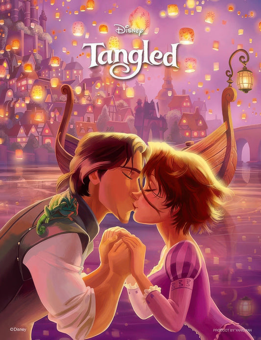 Yanoman 42-13　Tangled • Illuminating Light of a Dream　300 Pieces Jigsaw Puzzle