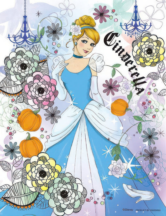 Yanoman 42-24　Cinderella • Graceful Flower　300 Pieces Jigsaw Puzzle