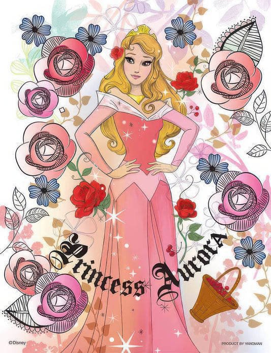 Yanoman 42-25　Sleeping Beauty • Elegant Flower　300 Pieces Jigsaw Puzzle