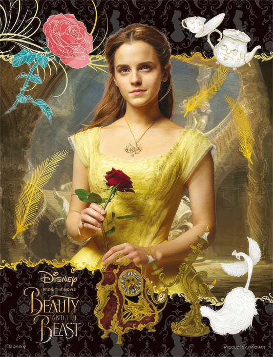 Yanoman 42-39　Beauty and the Beast • Belle and the Red Rose　300 Pieces Jigsaw Puzzle