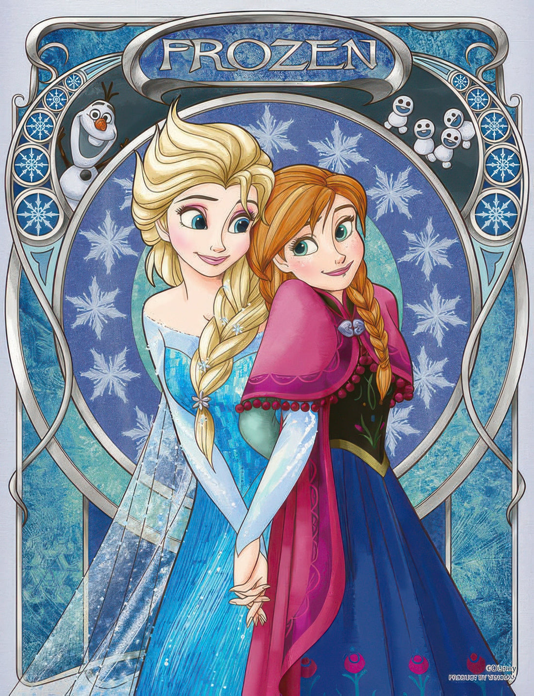 yanoman-42-54-frozen-belle-art-anna-elsa-famille-300-pieces-jigsaw-puzzle