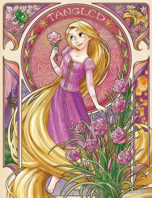 Yanoman 42-55　Tangled • Belle Art / Rapunzel Fleur　300 Pieces Jigsaw Puzzle