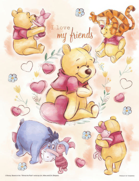 Yanoman 42-65　Winnie the Pooh • My Friends　300 Pieces Jigsaw Puzzle