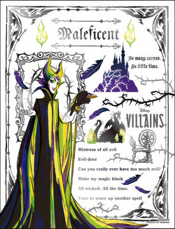yanoman-42-89-[villains]-black-silver---maleficent-300-pieces-jigsaw-puzzle