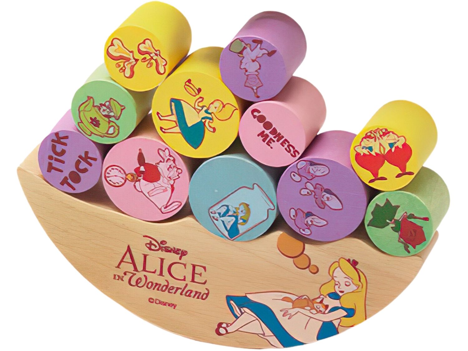 Yanoman • Alice in Wonderland　15 PCS　Wooden Balance Puzzle