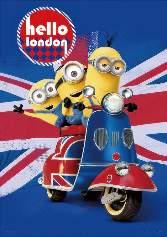 Yanoman 61-40　Minions • Hello London　108 Pieces Crystal Jigsaw Puzzle