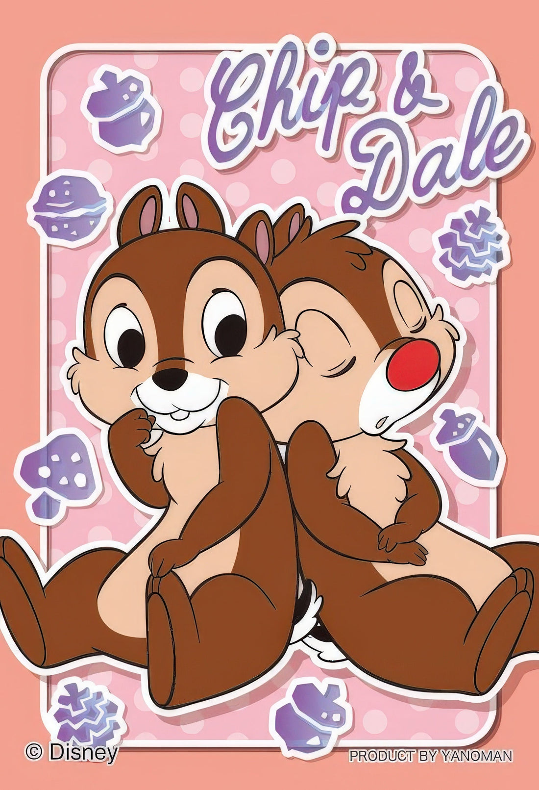 yanoman-70-07-chip-&-dale-70-pieces-jigsaw-puzzle