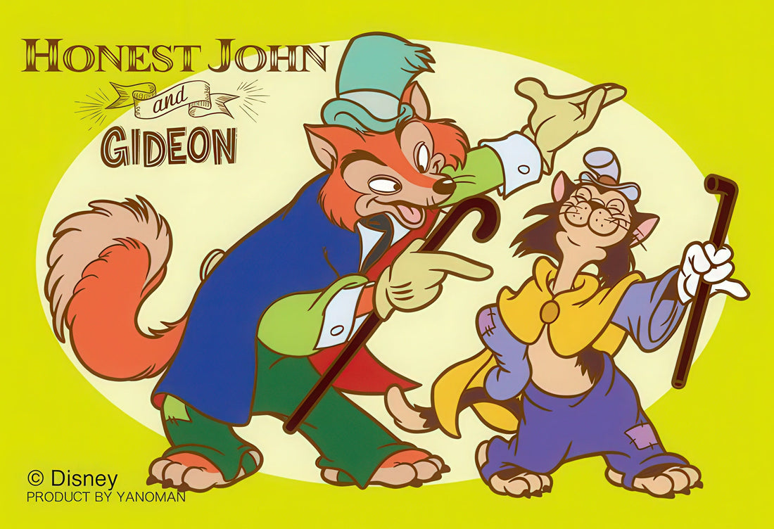 yanoman-70-20-honest-john-&-gideon-(pinocchio)-70-pieces-jigsaw-puzzle