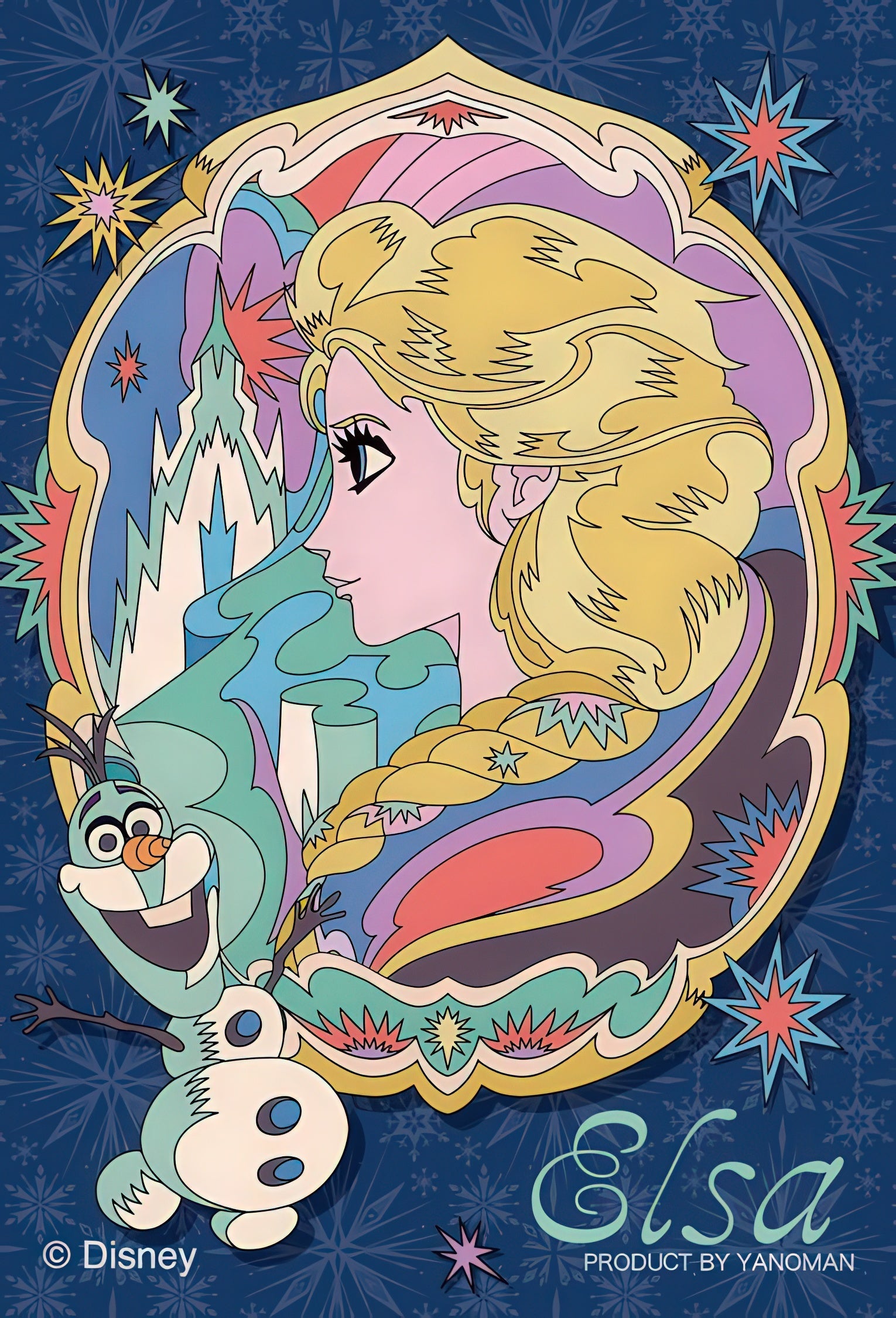 yanoman-70-25-elsa-(frozen)-70-pieces-jigsaw-puzzle