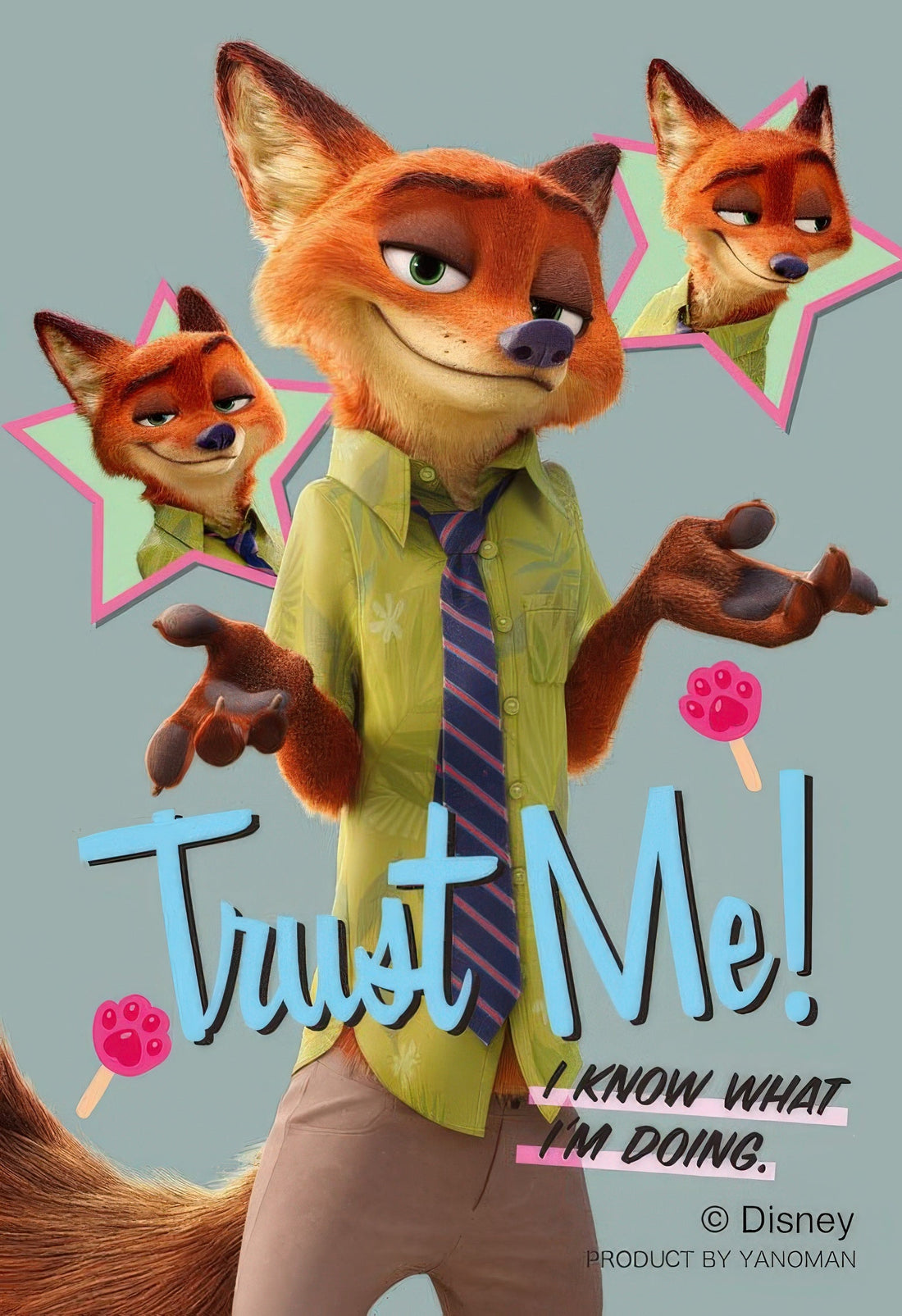 yanoman-70-28-nick-wilde-(zootopia)-70-pieces-jigsaw-puzzle