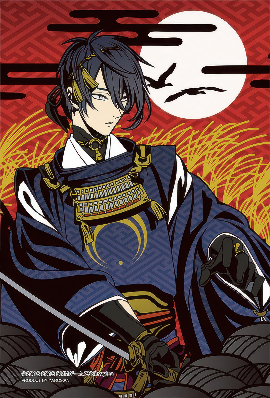 yanoman-97-104-touken-ranbu-mikazuki-munechika-70-pieces-crystal-jigsaw-puzzle