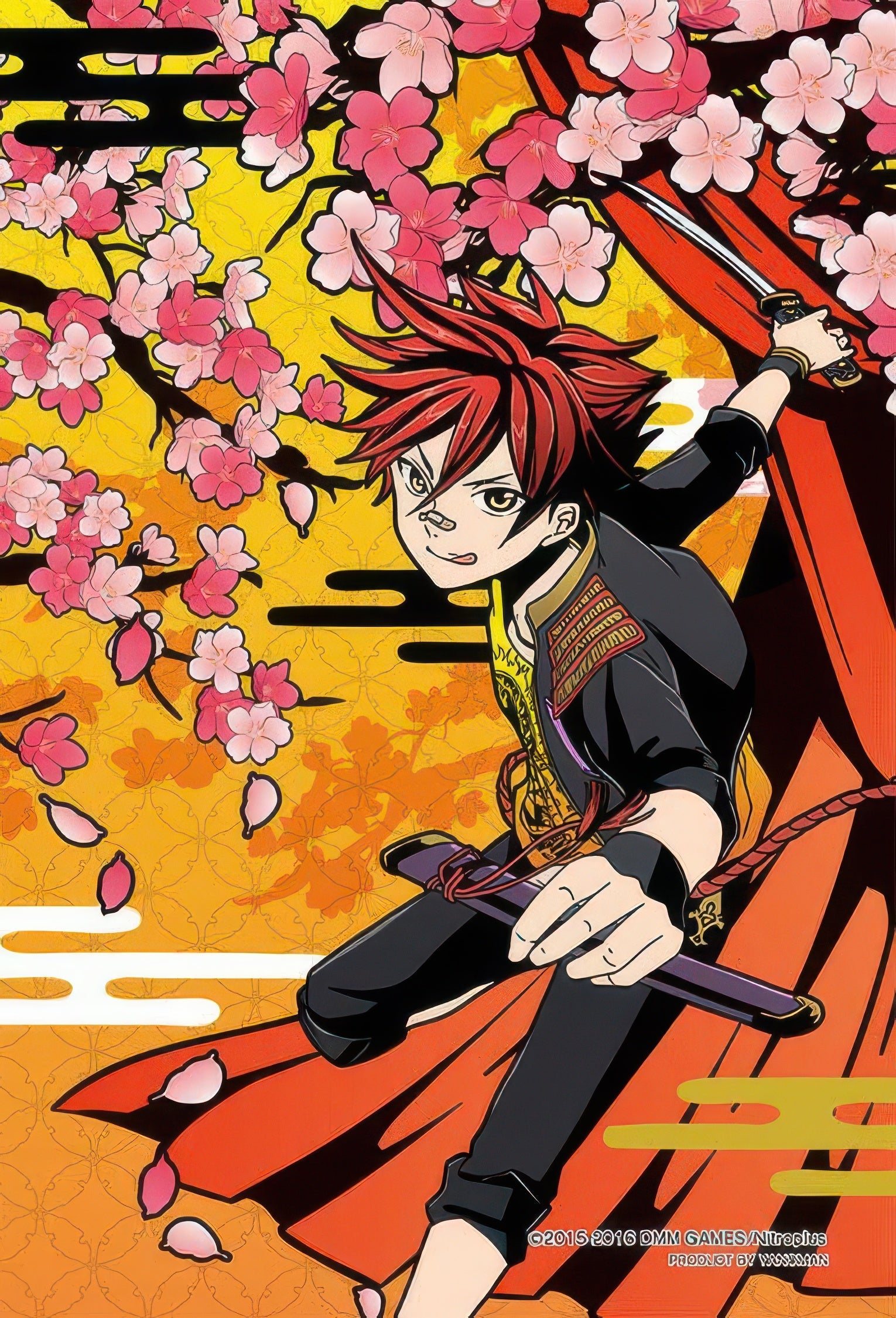 yanoman-97-134-aizen-kunitoshi-cherry-blossoms-and-akatan-70-pieces-jigsaw-puzzle