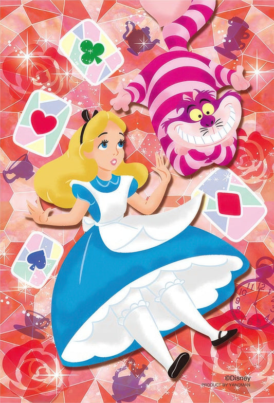 Yanoman 97-135　Alice in Wonderland • Glass / Wonder　70 Pieces Crystal Jigsaw Puzzle