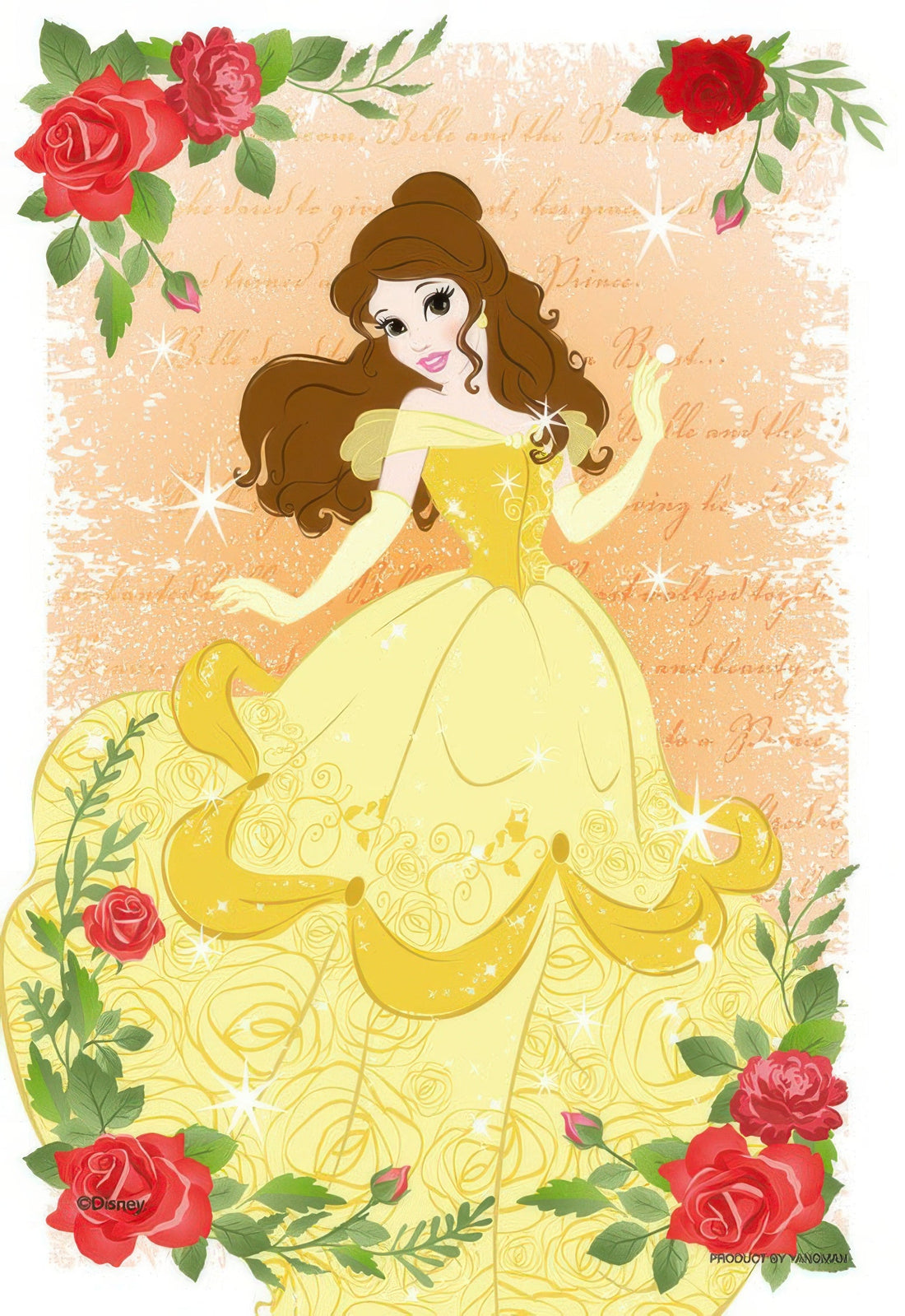 yanoman-97-172-kiriart---belle-70-pieces-puzzle-+-frame-set