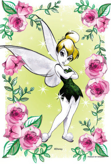 yanoman-97-173-kiriart---tinker-bell-70-pieces-puzzle-+-frame-set