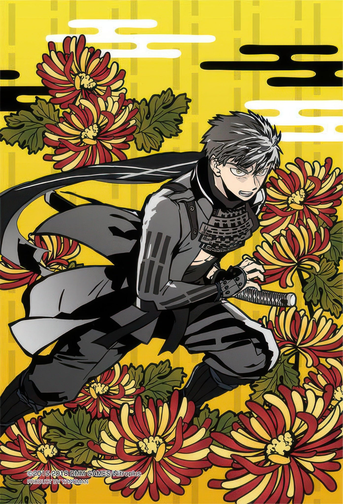 yanoman-97-175-doujigiri-yasutsuna-(chrysanthemum)-70-pieces-jigsaw-puzzle