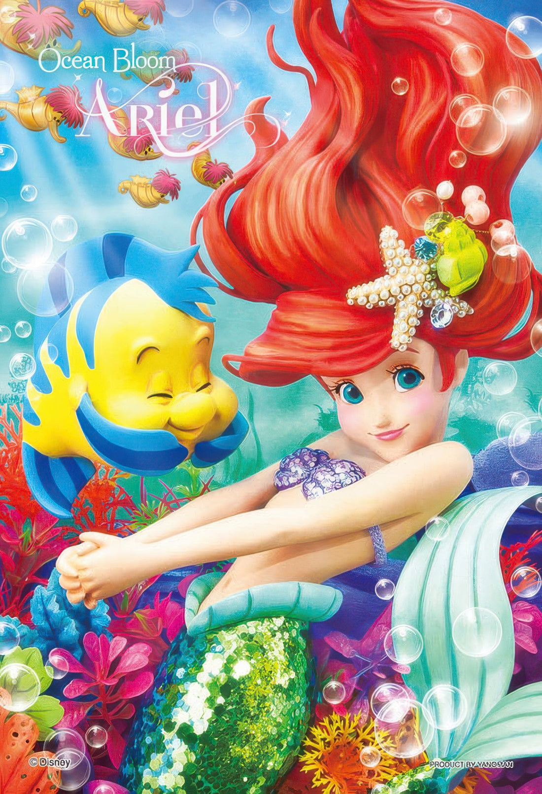 yanoman-97-195-the-little-mermaid-crystal-ocean-70-pieces-crystal-jigsaw-puzzle