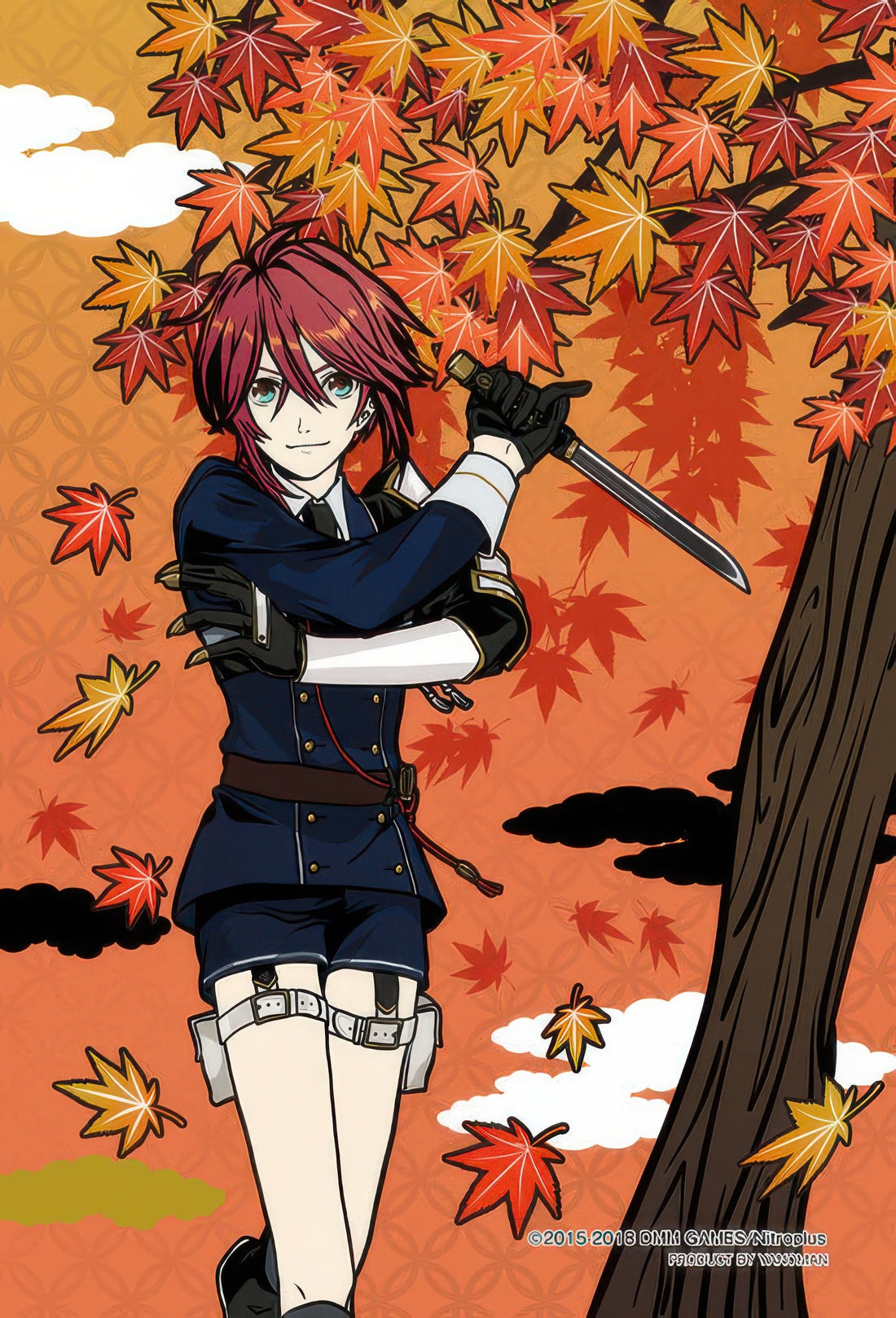 yanoman-97-201-shinano-toushirou-(maple-leaves)-70-pieces-jigsaw-puzzle