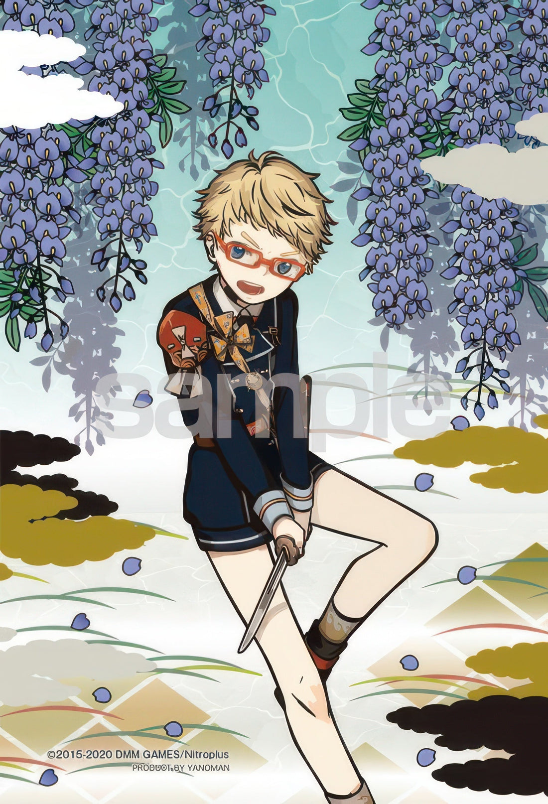 yanoman-97-229-hakata-toushirou-(wisteria)-70-pieces-jigsaw-puzzle