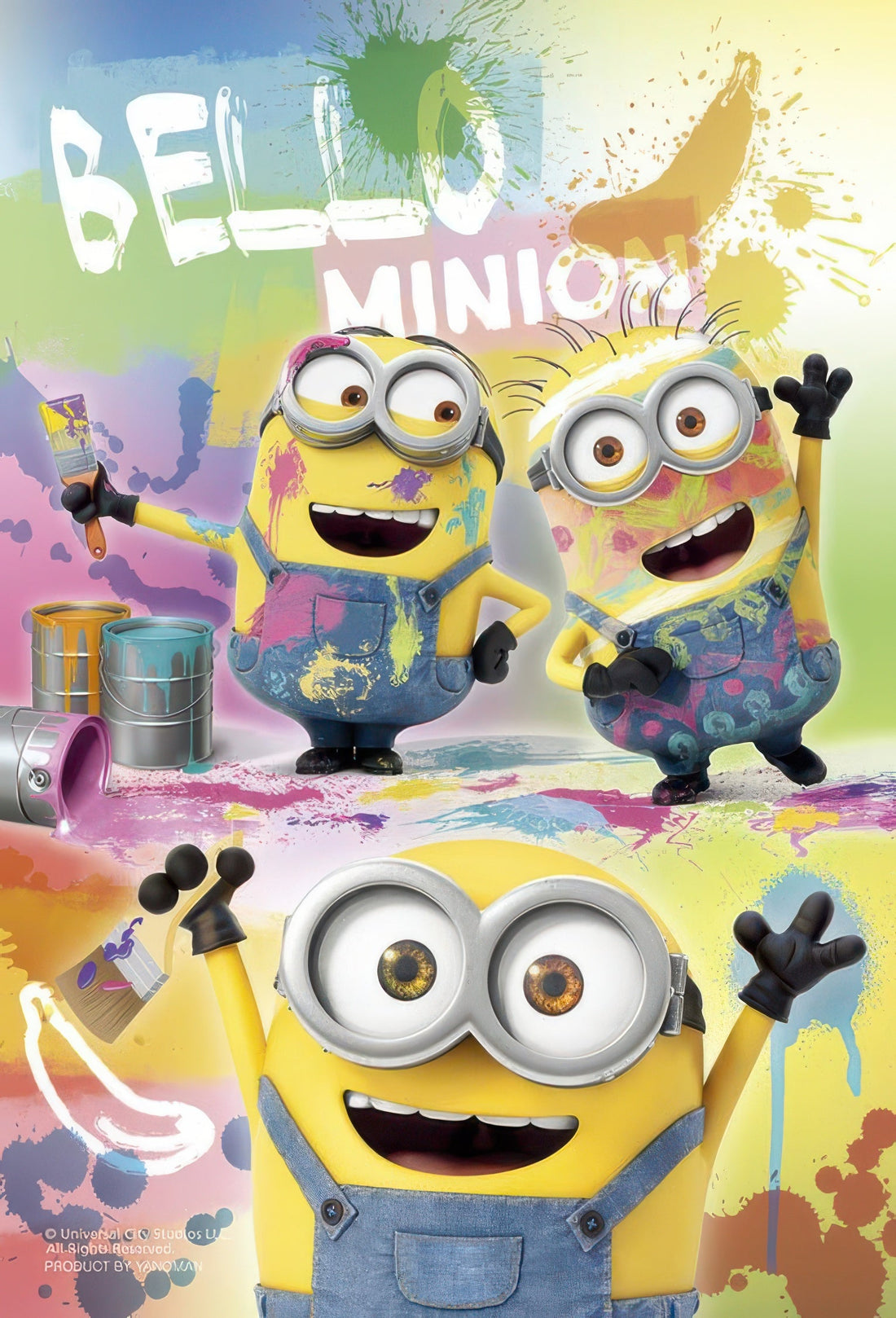 yanoman-97-233-minions-colourful-painters-70-pieces-crystal-jigsaw-puzzle