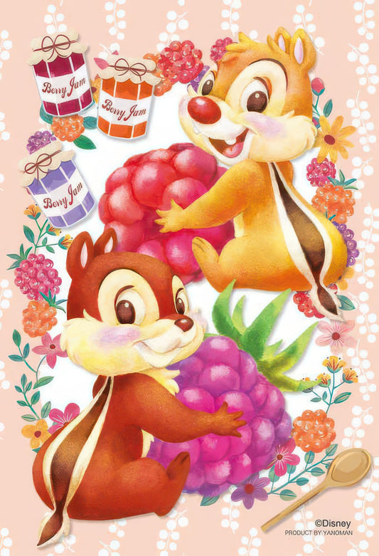 Yanoman 97-263　Hello! Chip & Dale　70 Pieces Crystal Jigsaw Puzzle