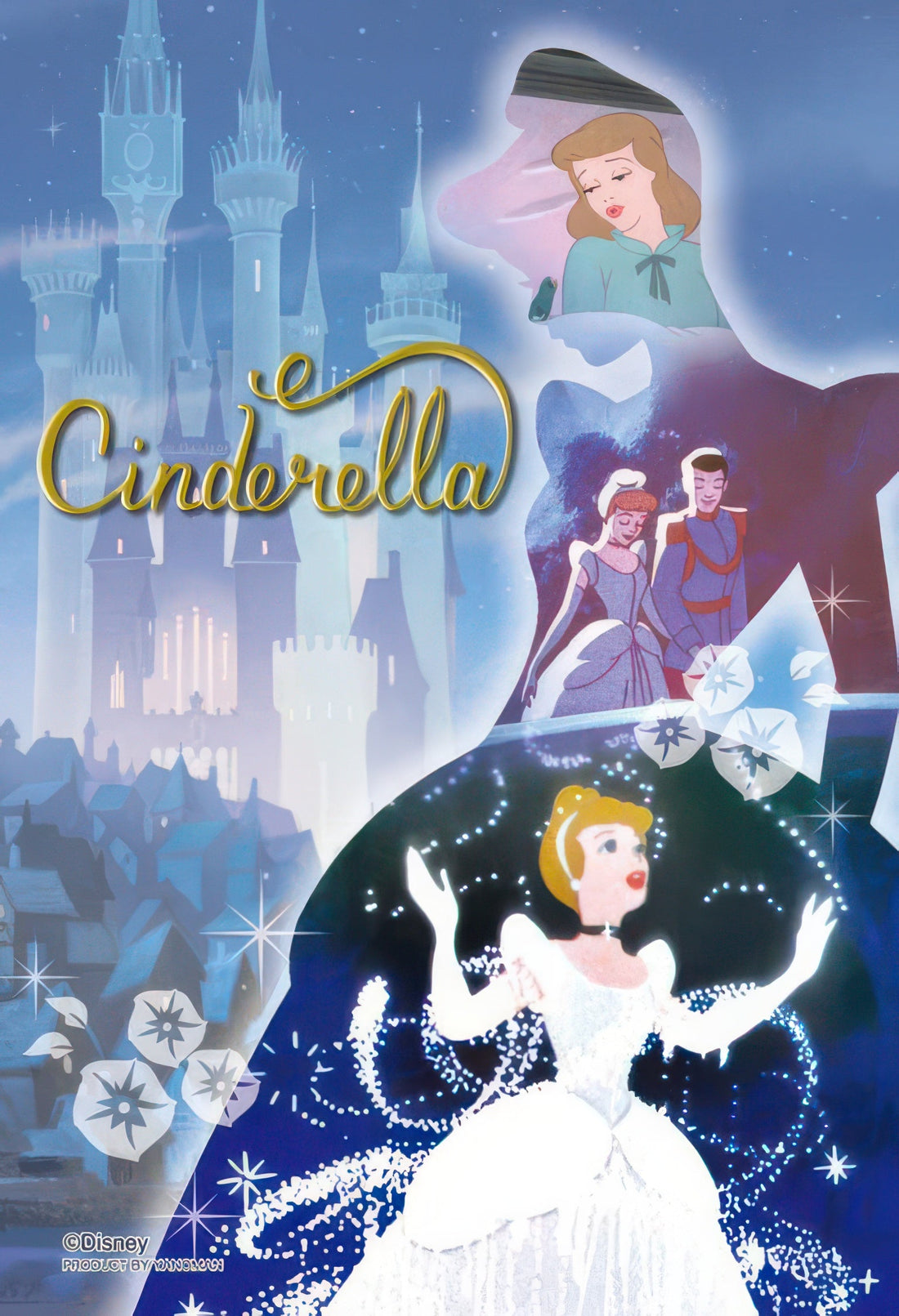 yanoman-97-277-silhouette-memory---cinderella-70-pieces-jigsaw-puzzle