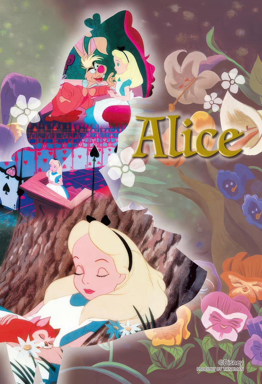 yanoman-97-279-silhouette-memory---alice-70-pieces-jigsaw-puzzle
