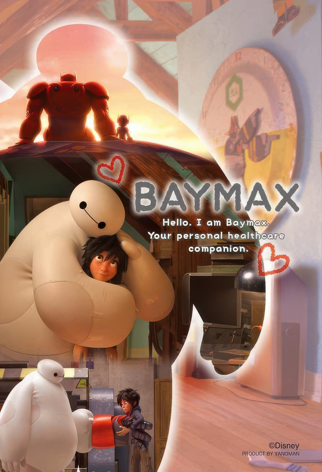 yanoman-97-284-big-hero-6-silhouette-memory-baymax-70-pieces-crystal-jigsaw-puzzle