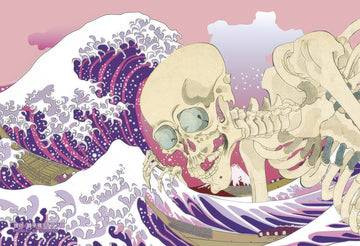 yanoman-97-316-neo-ukiyoe-skeleton-wave-70-pieces-jigsaw-puzzle