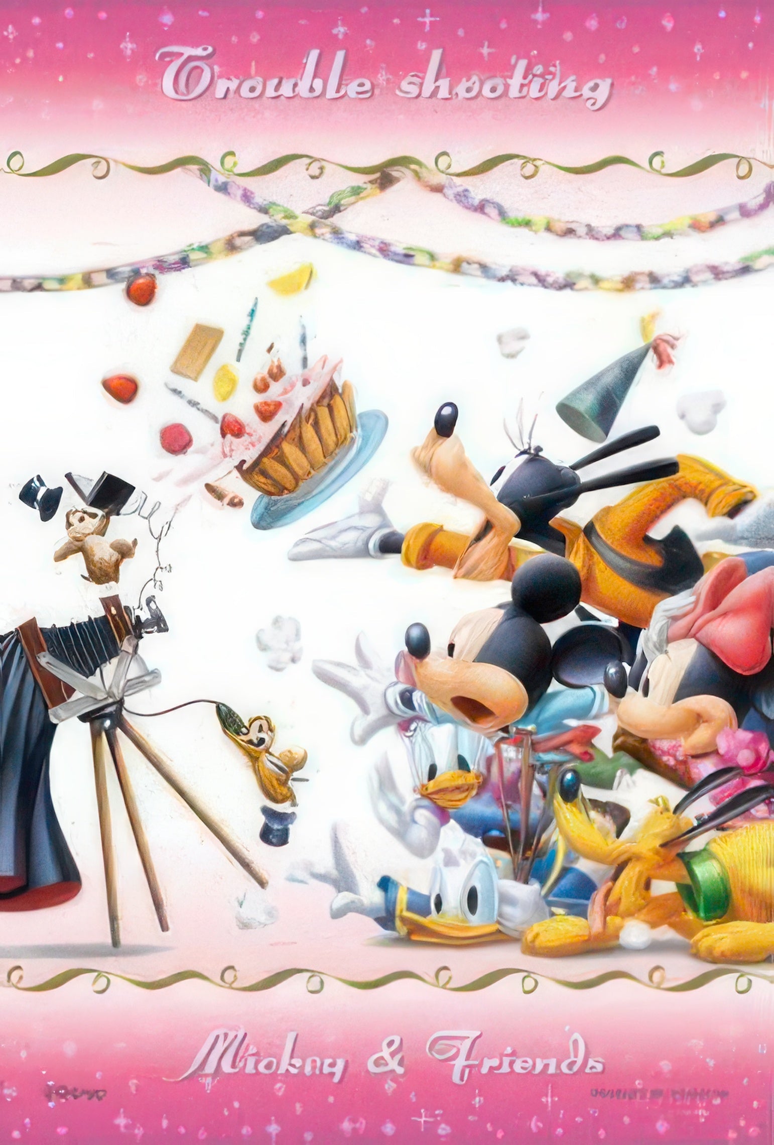 yanoman-97-48-mickey-friends-trouble-shooting-70-pieces-crystal-jigsaw-puzzle