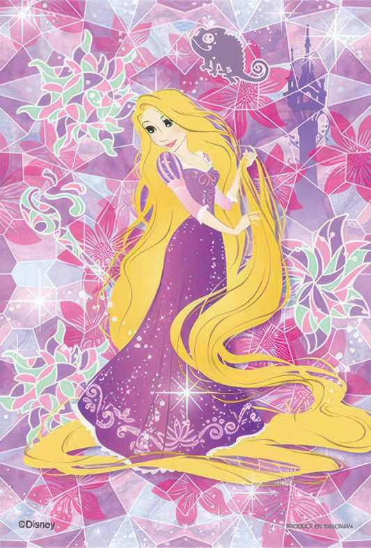 Yanoman 97-66　Tangled • Glass Sunlight　70 Pieces Crystal Jigsaw Puzzle