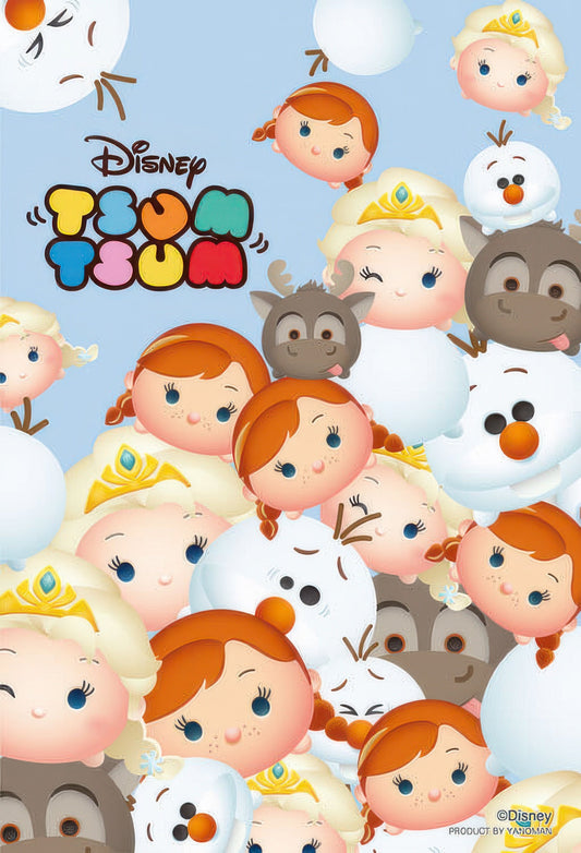 Yanoman 97-76　Tsum Tsum Anna and Elsa　70 Pieces Crystal Jigsaw Puzzle