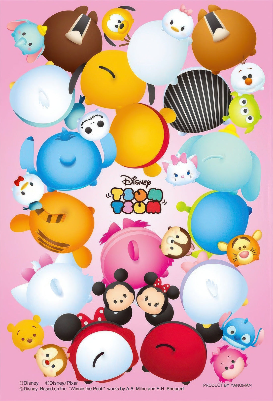 yanoman-97-94-tsum-tsum-butts-70-pieces-crystal-jigsaw-puzzle