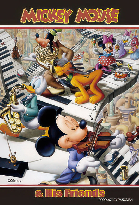 Yanoman 98-320　Mickey Mouse • Concert　204 Pieces Jigsaw Puzzle