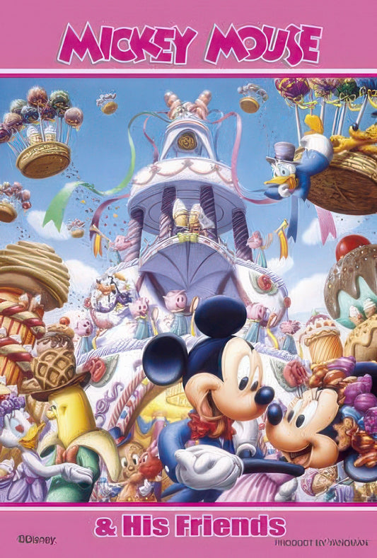 Yanoman 98-321　Mickey Mouse • Dance Party　204 Pieces Jigsaw Puzzle