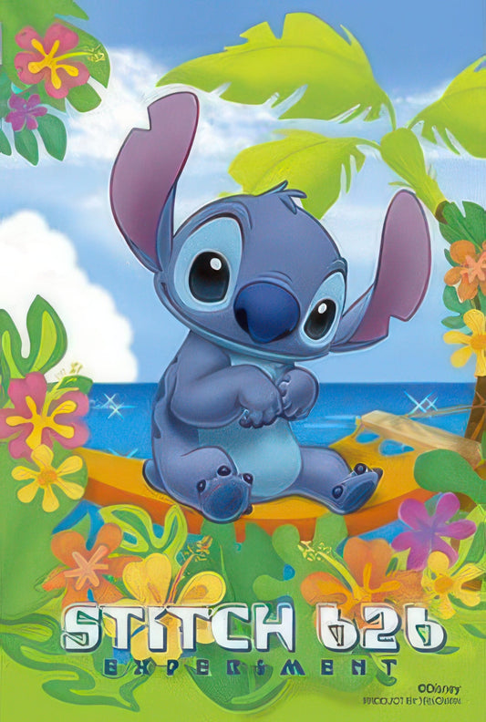 Yanoman 98-374　Lilo & Stitch • Relax Stitch　204 Pieces Jigsaw Puzzle