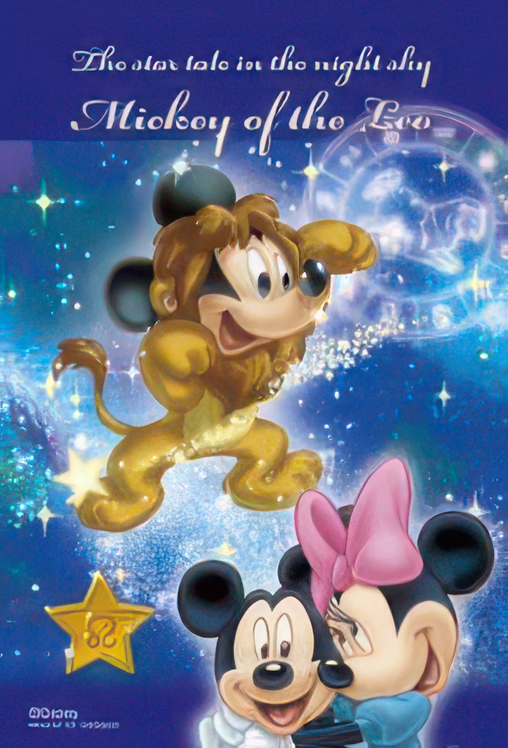 yanoman-98-426-mickey-mouse-lovely-stars-leo-204-pieces-jigsaw-puzzle