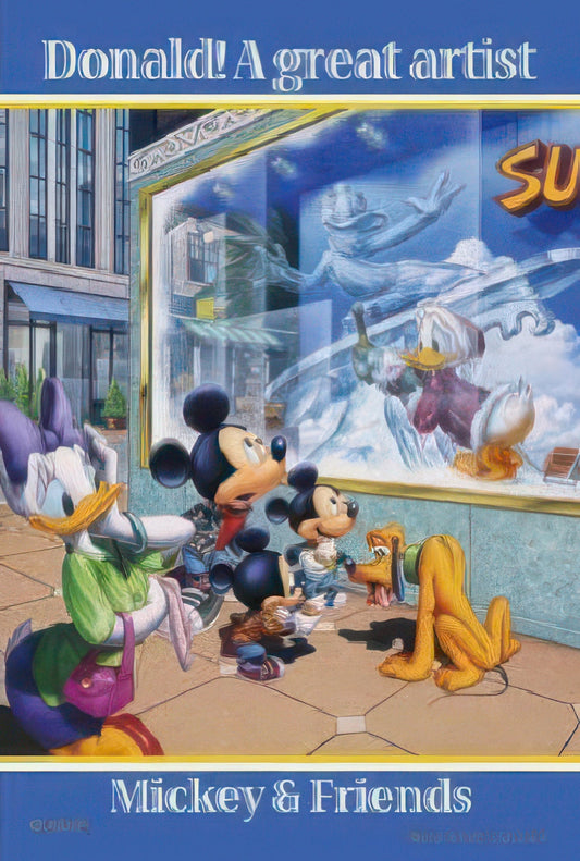 Yanoman 98-443　Mickey & Friends • Donald!　204 Pieces Jigsaw Puzzle