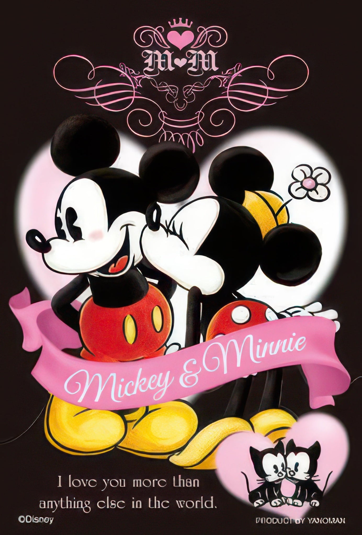 yanoman-98-483-mickey-friends-love-kiss-204-pieces-jigsaw-puzzle