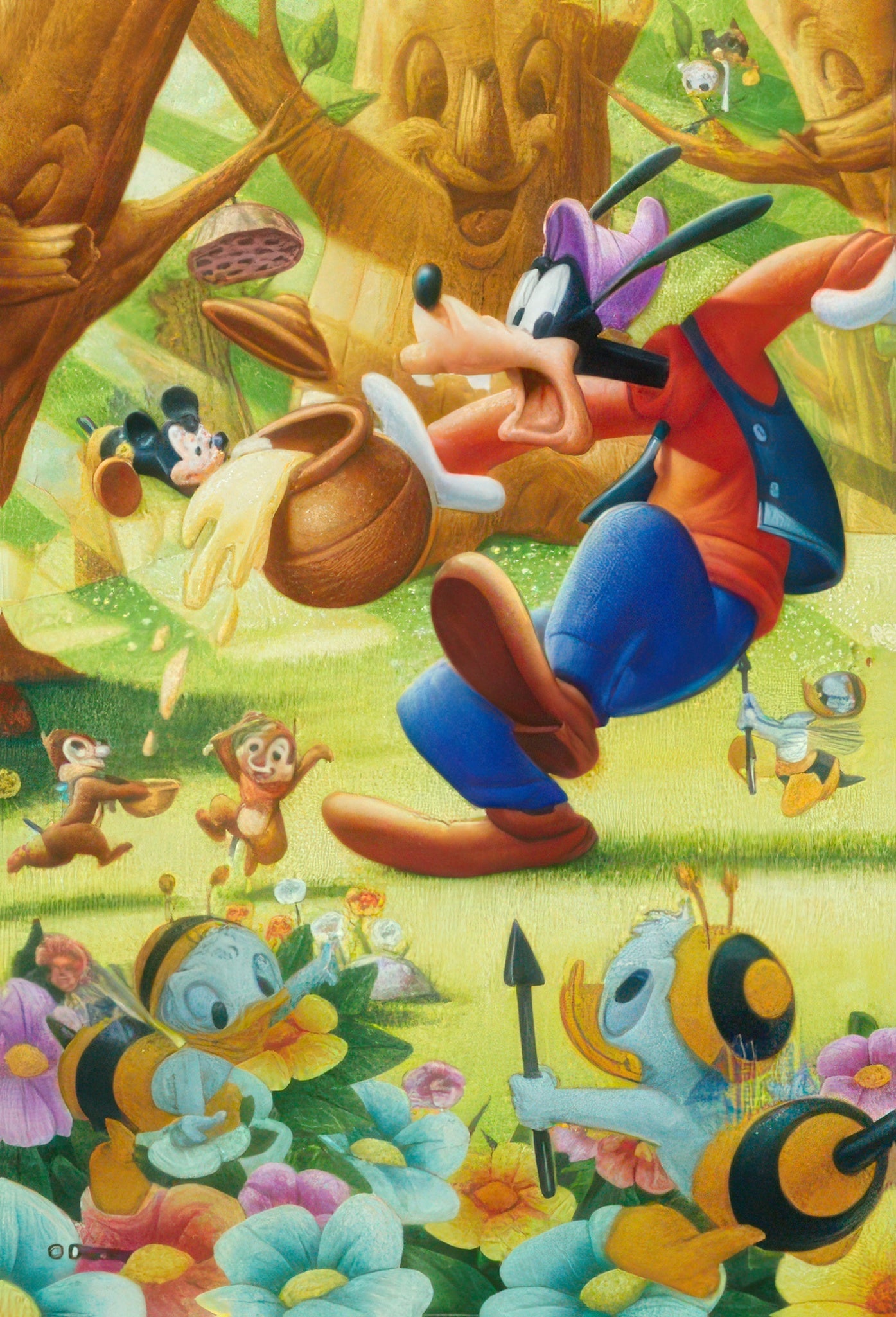 yanoman-98-487-honey-thief-"disney"-204-pieces-jigsaw-puzzle