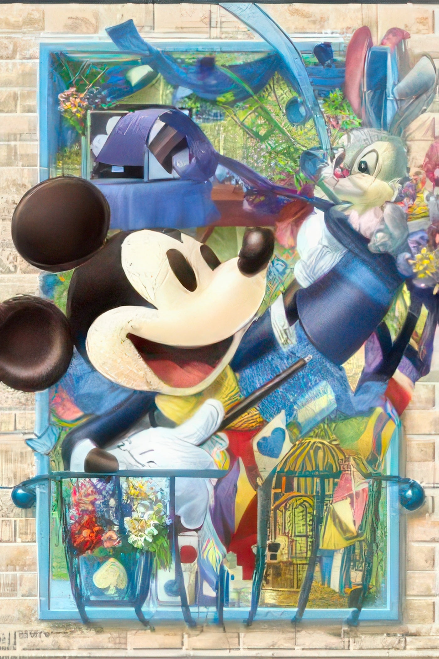 yanoman-98-571-mickey-mouse-magic-room-204-pieces-jigsaw-puzzle