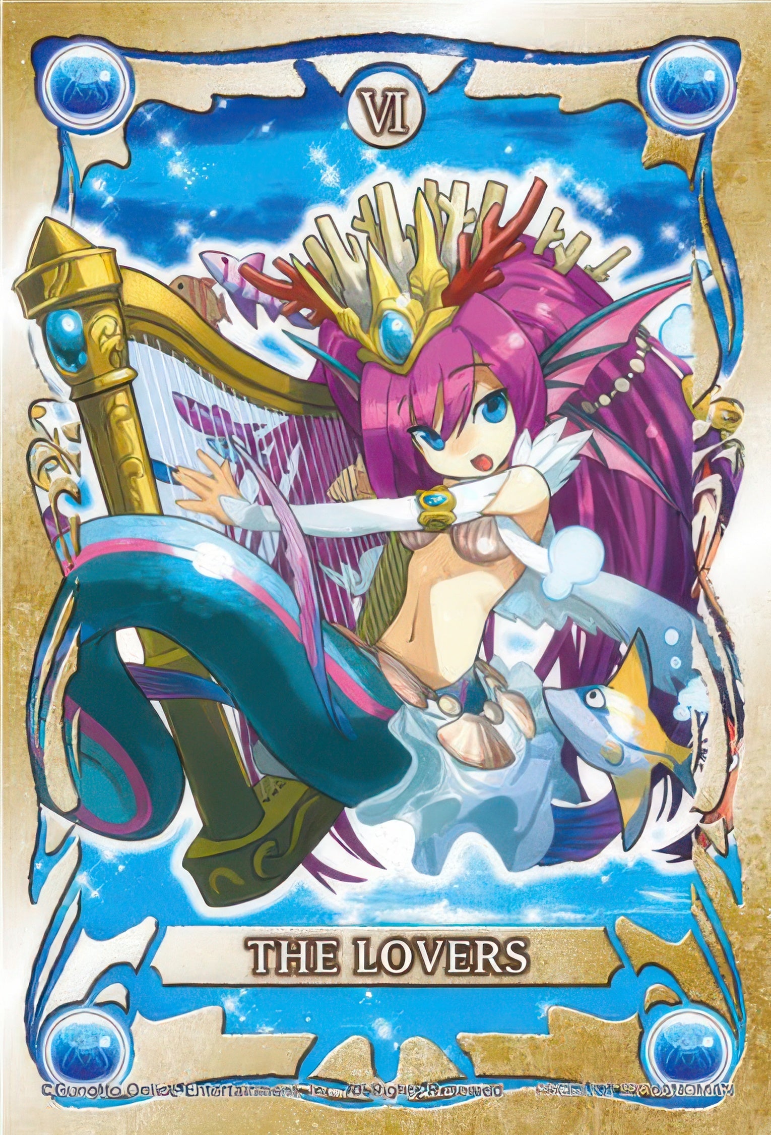 yanoman-99-310-puzzle-dragons-tarot-the-lovers-99-pieces-jigsaw-puzzle