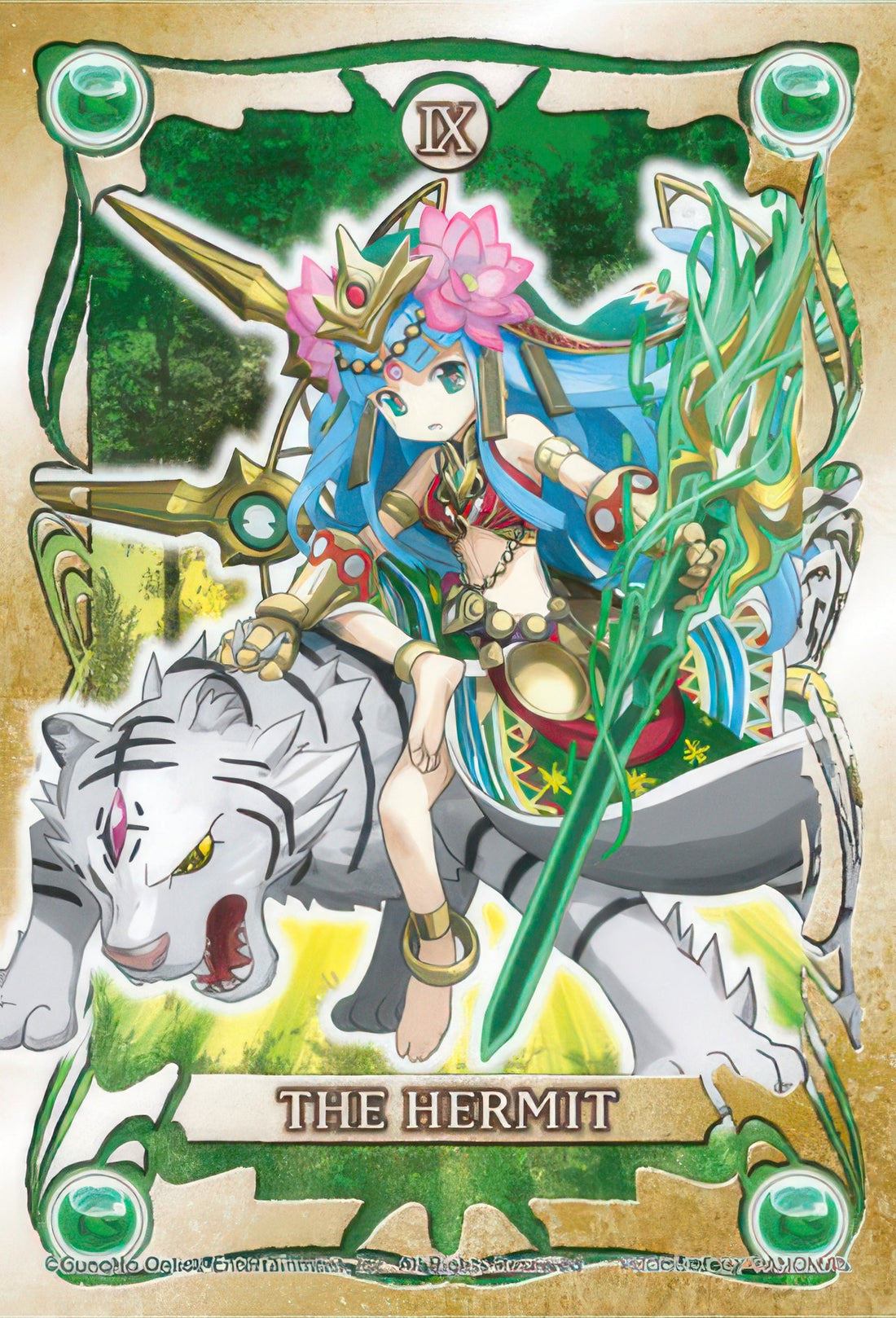 yanoman-99-313-puzzle-dragons-tarot-the-hermit-99-pieces-jigsaw-puzzle