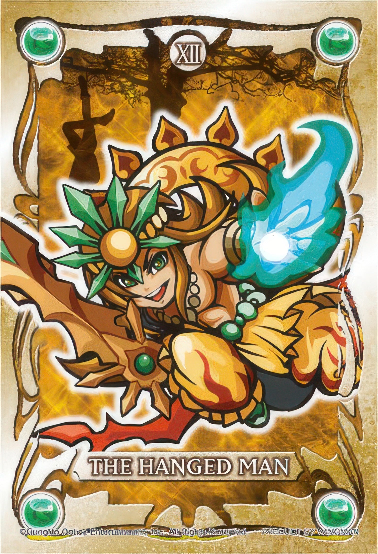 yanoman-99-316-puzzle-dragons-tarot-the-hanged-man-99-pieces-jigsaw-puzzle