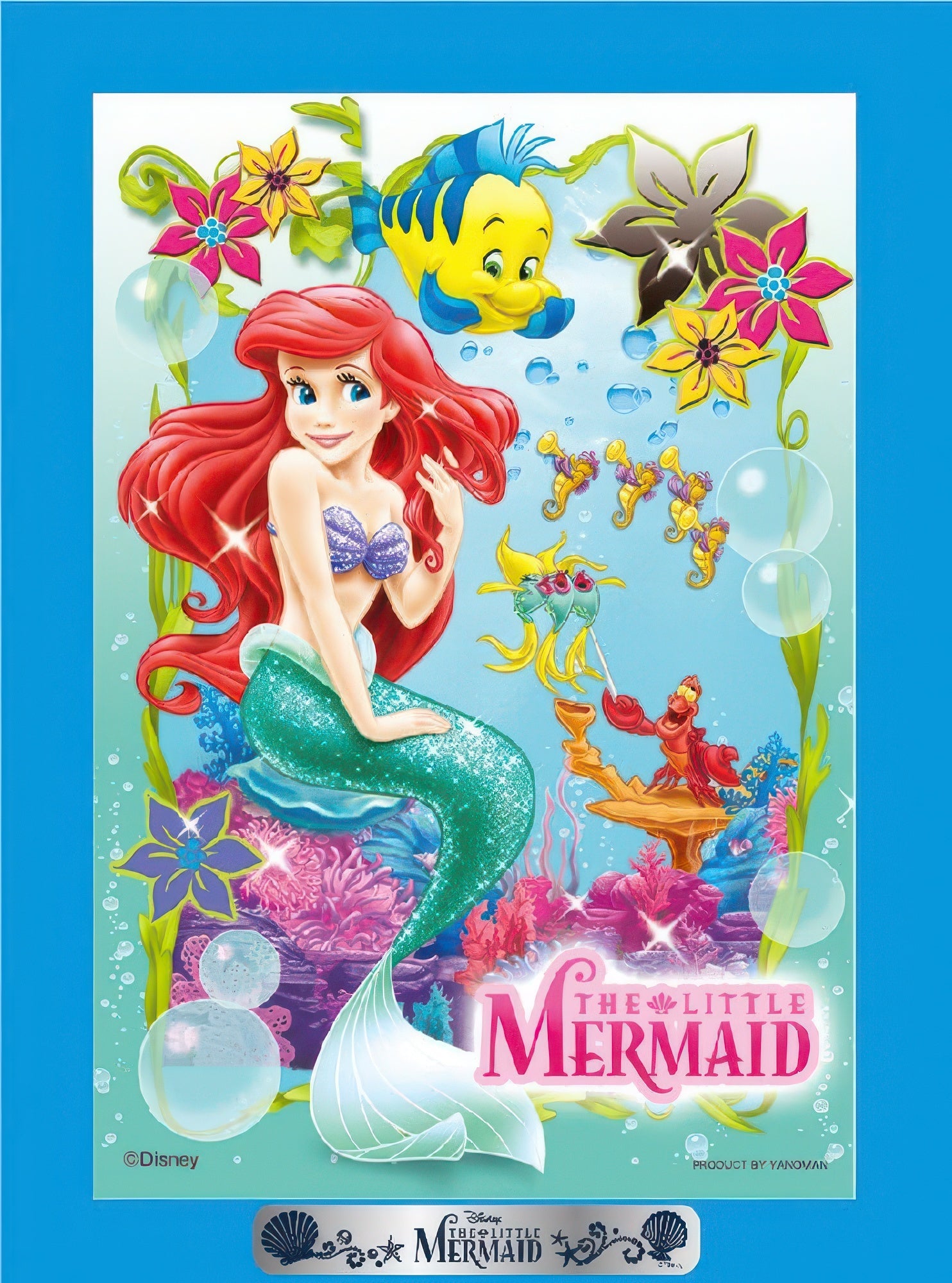 yanoman-99-359-the-little-mermaid-princess-of-the-sea-99-pieces-jigsaw-puzzle