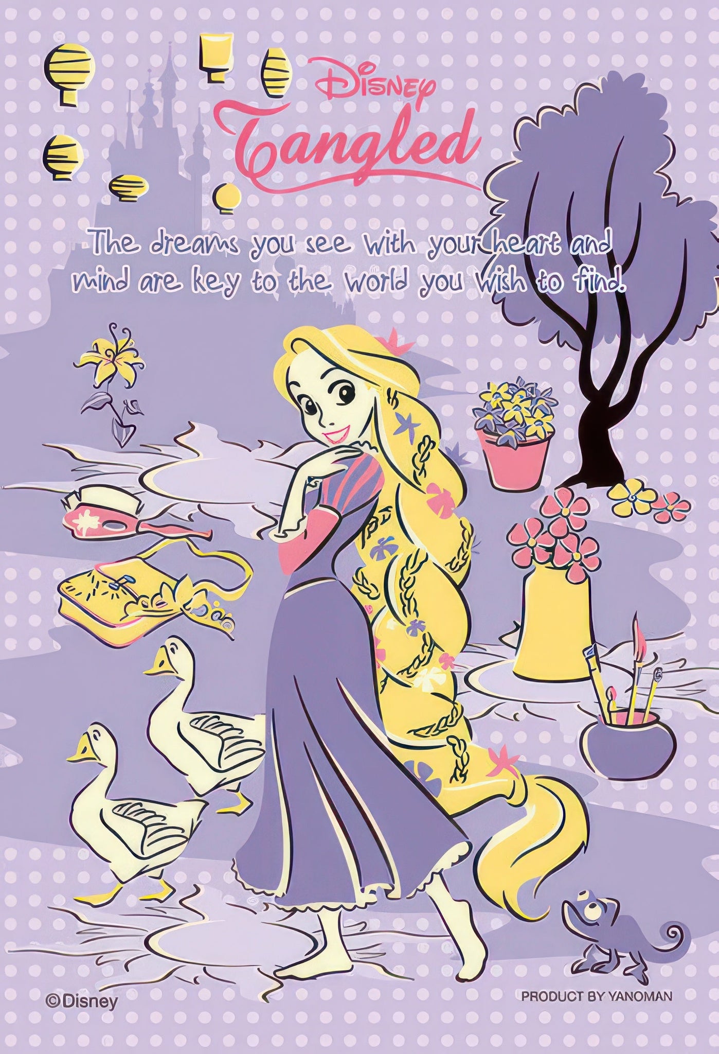 yanoman-99-373-tangled-dream-time-rapunzel-99-pieces-jigsaw-puzzle