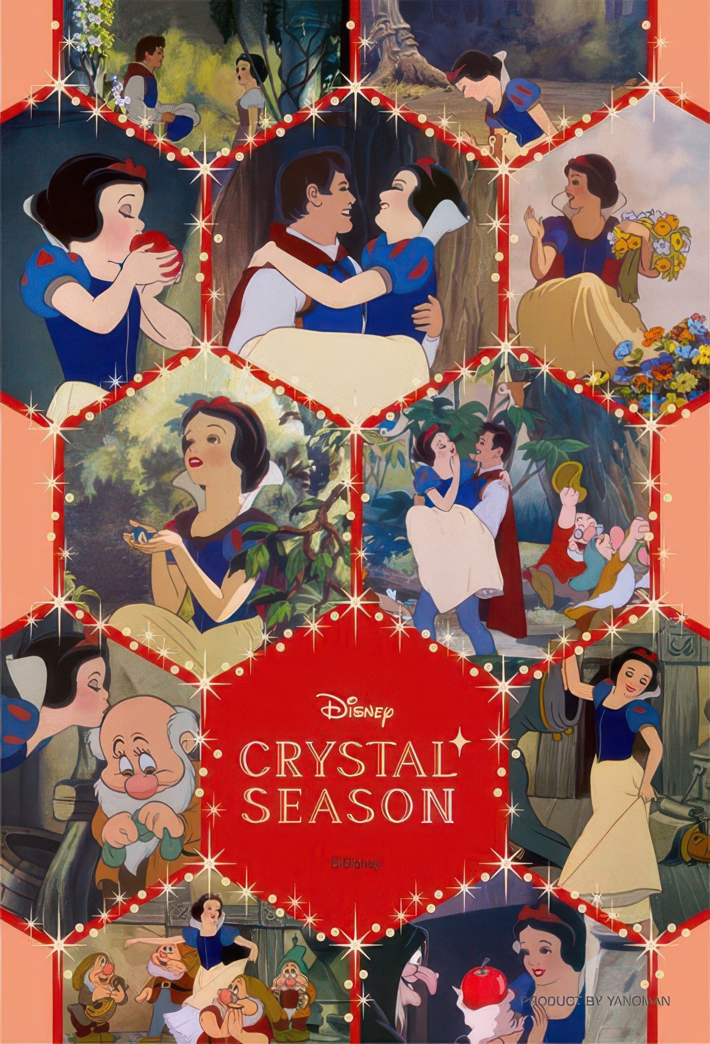 yanoman-99-399-shining-season---snow-white-99-pieces-jigsaw-puzzle