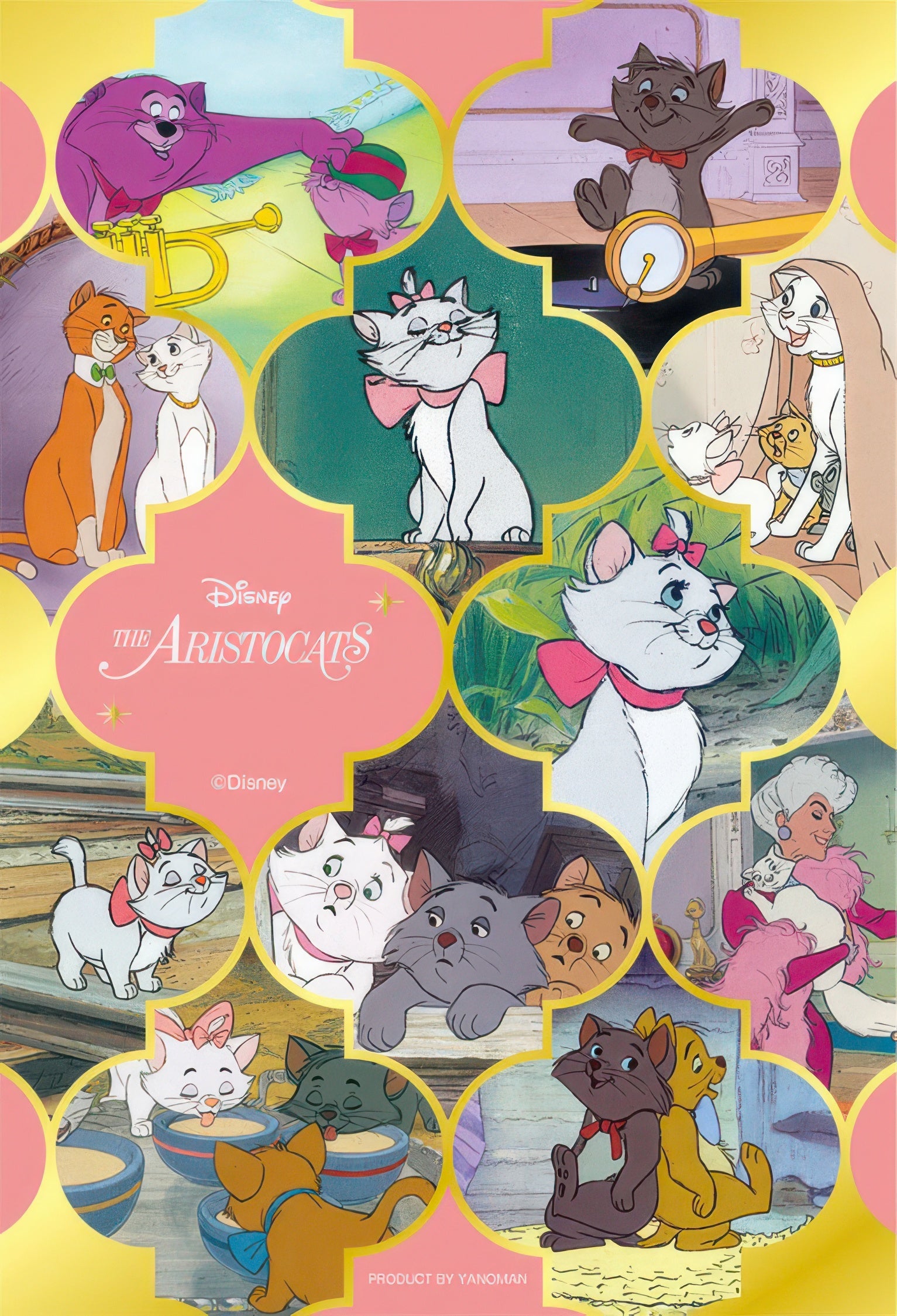 yanoman-99-423-dream-scenes-the-aristocats-99-pieces-jigsaw-puzzle