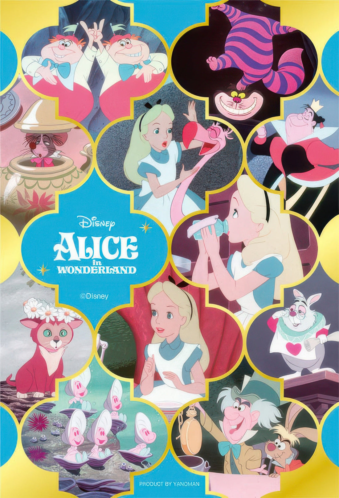 yanoman-99-434-dream-scenes-alice-in-wonderland-99-pieces-jigsaw-puzzle